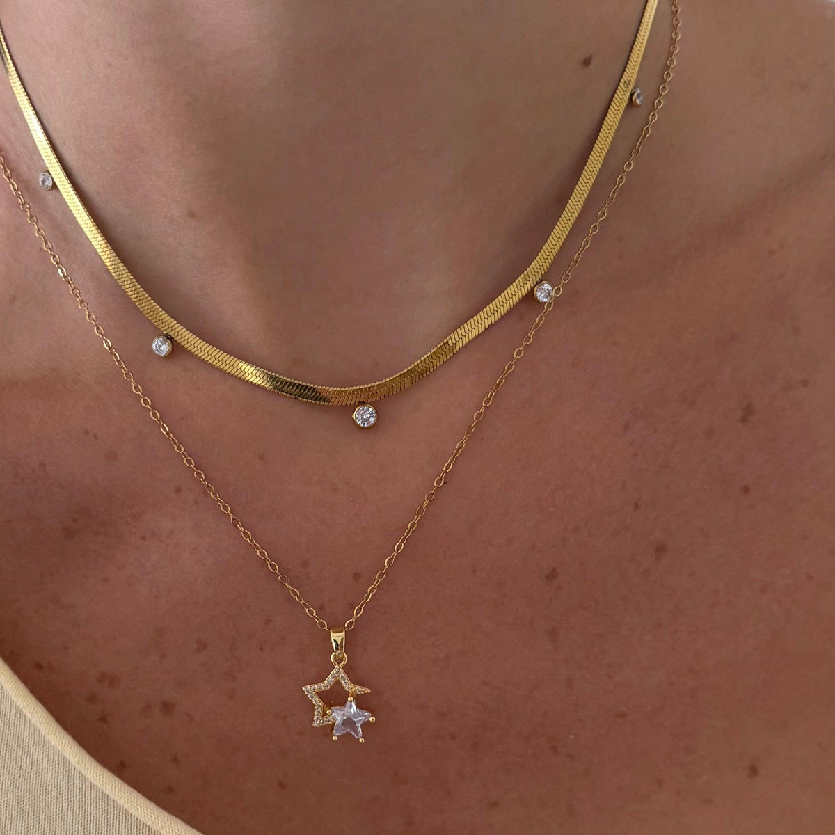 Double Wish Necklace - EVRYJEWELS
