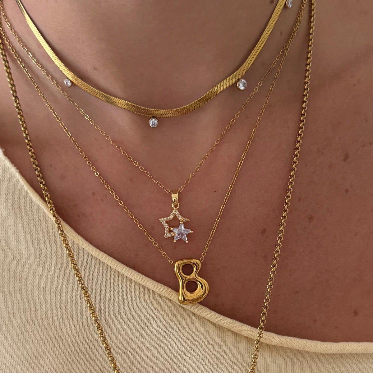 Double Wish Necklace - EVRYJEWELS