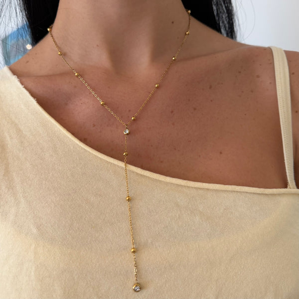 Raindrop Lariat Necklace - EVRYJEWELS