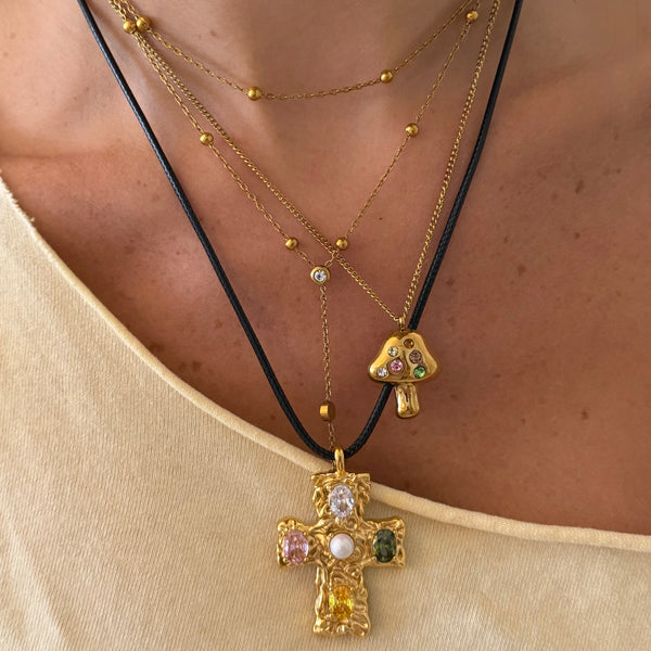 Fairy Mushroom Necklace - EVRYJEWELS