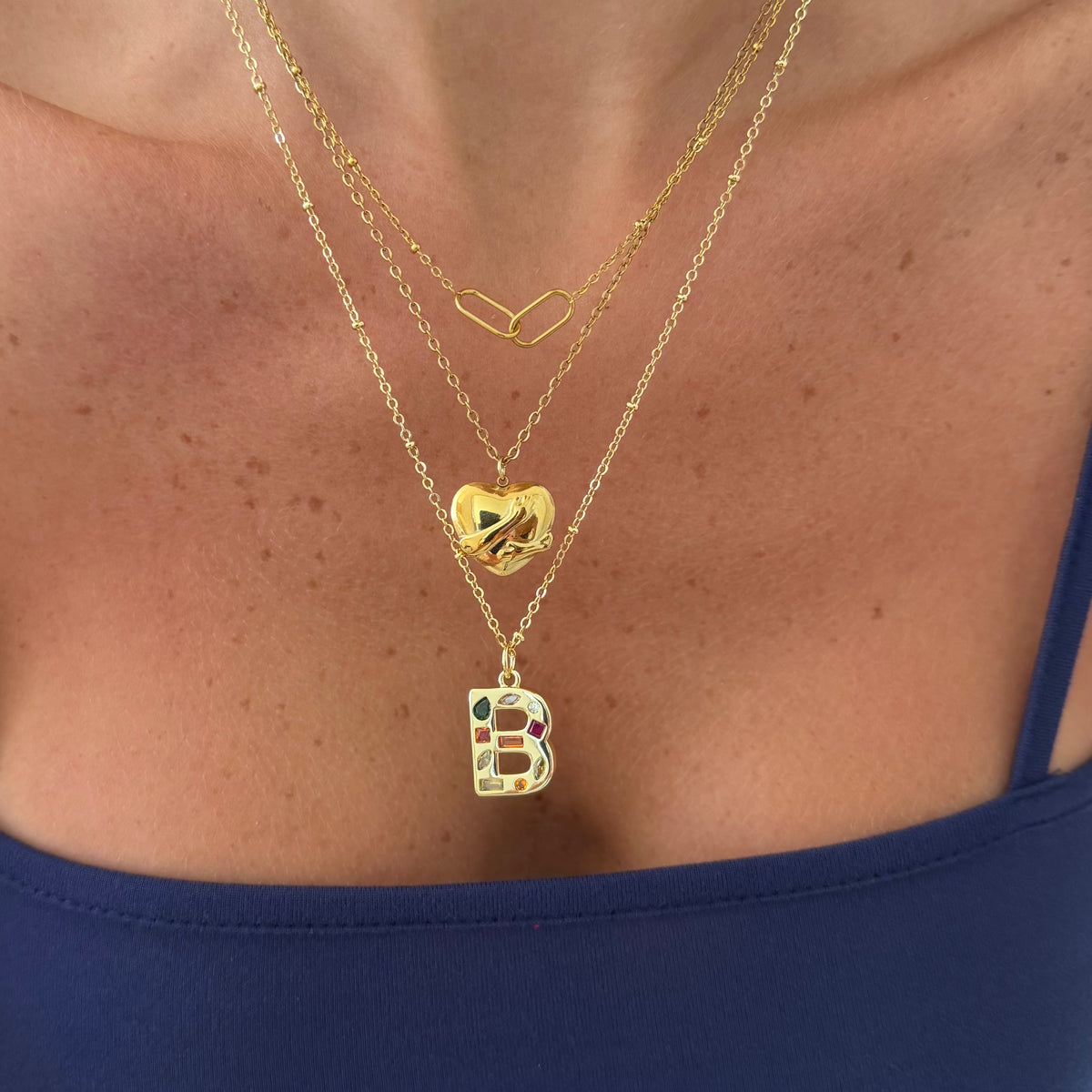 Connected Hearts Necklace - EVRYJEWELS