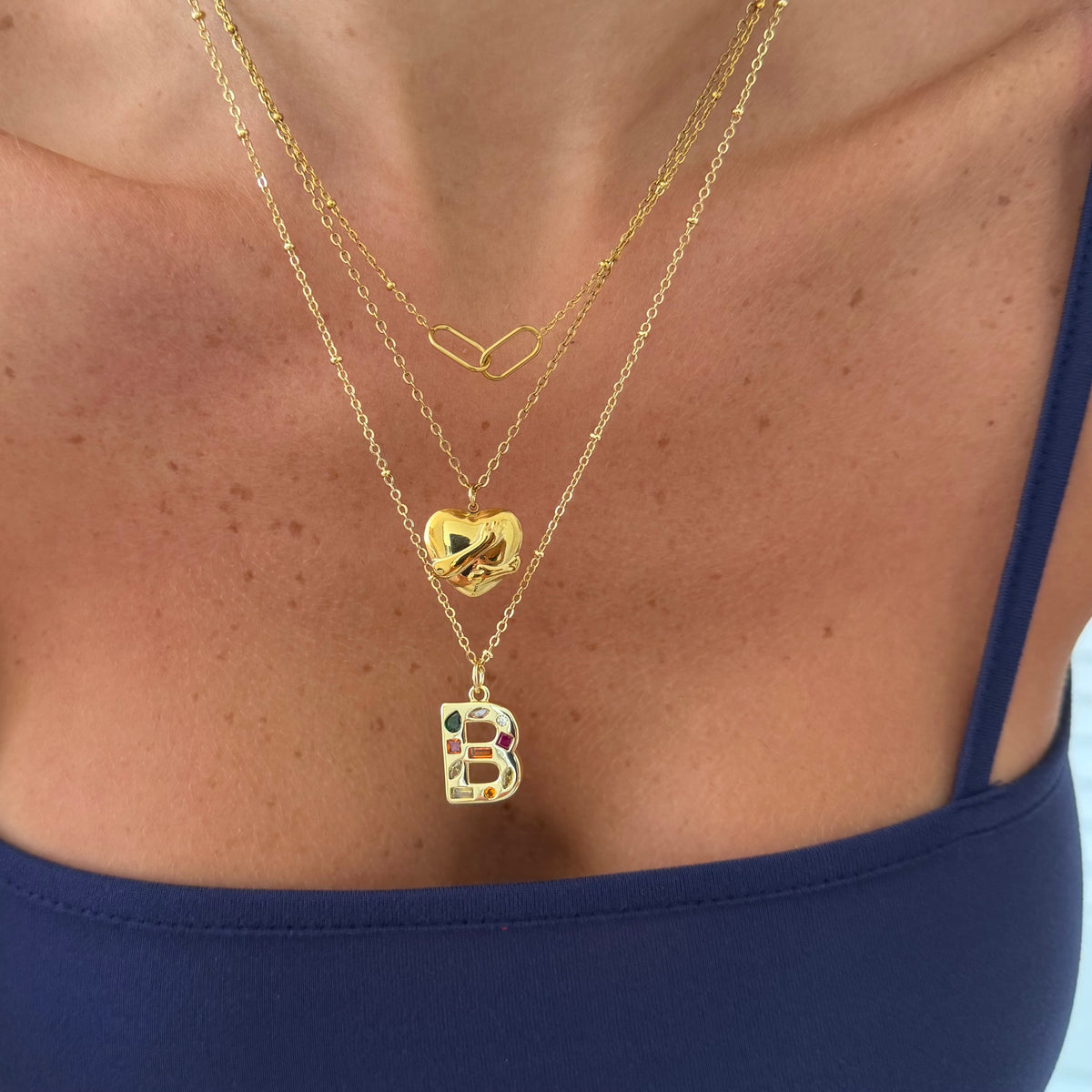 Connected Hearts Necklace - EVRYJEWELS