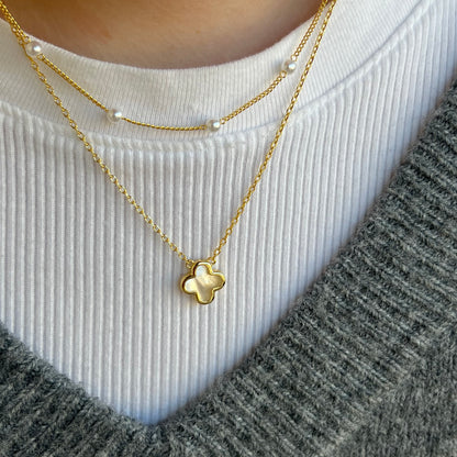 Lucky clover necklace, make you lucky every day🥳🥳#valentinesday