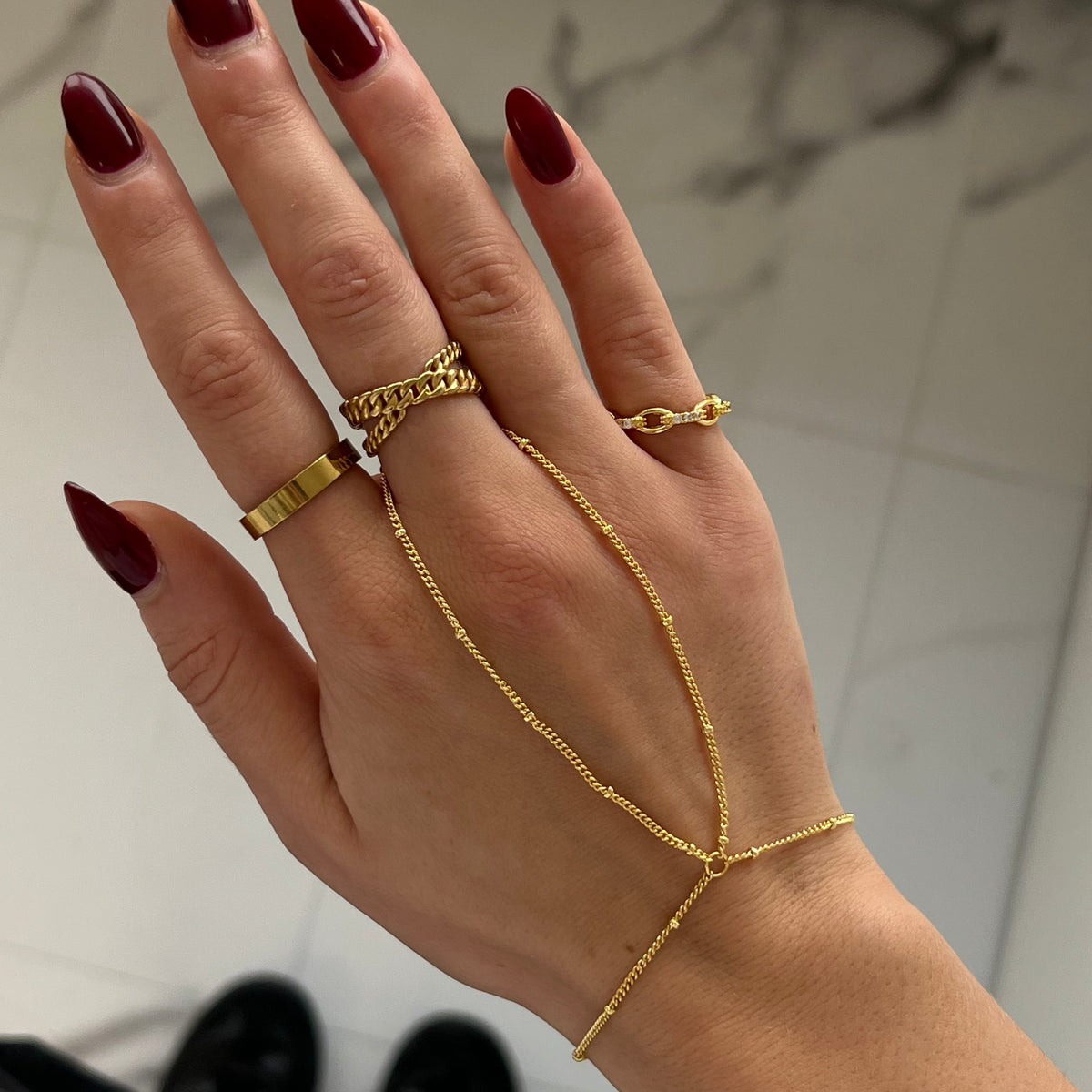 Viral Hand Chains: Anti Tarnish Waterproof - EVRYJEWELS