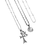 It Girl 3 Piece Necklace Bundle | Double Cross Me, Lover Girl & Meribella Necklace - EVRYJEWELS