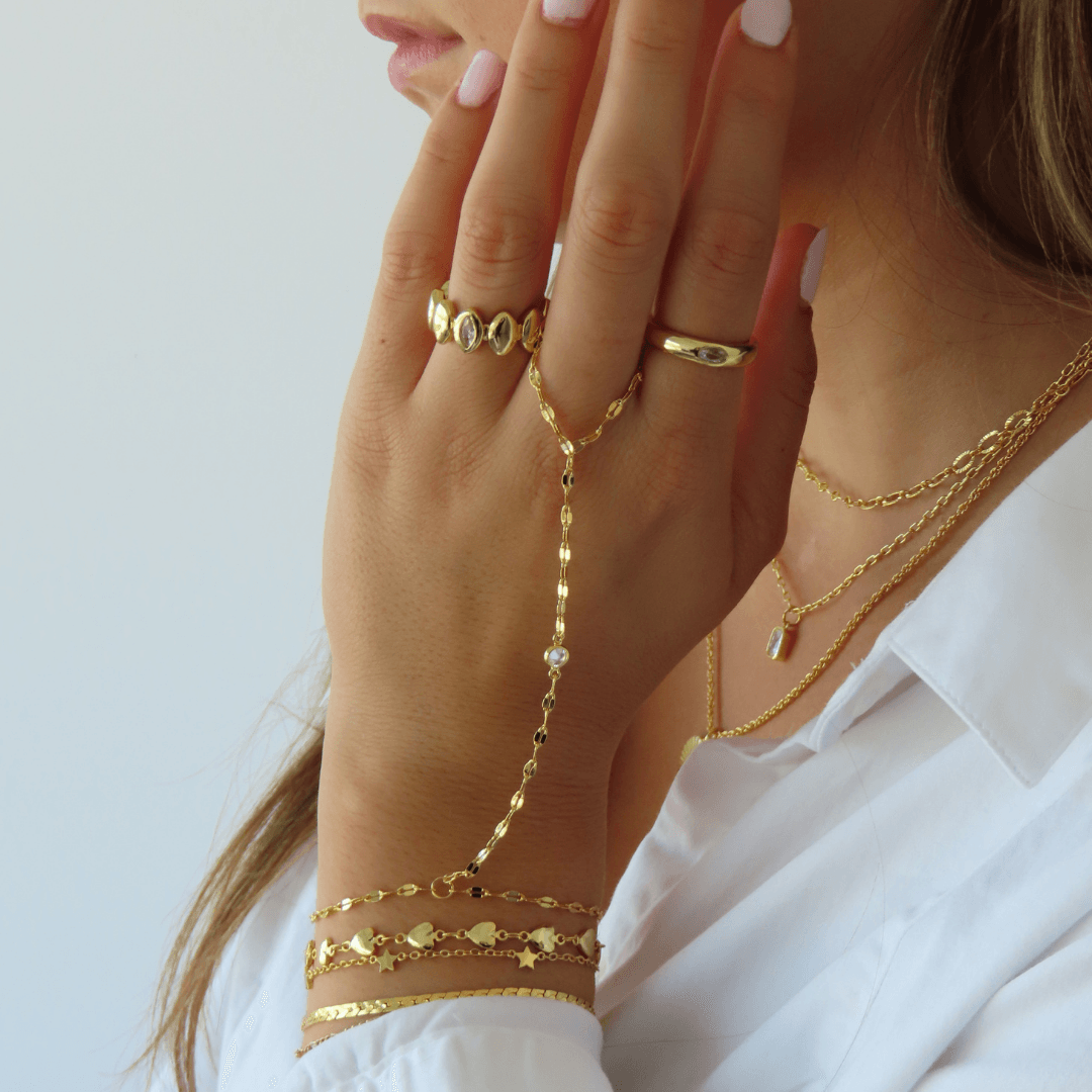 Viral Hand Chains:Anti Tarnish Waterproof - EVRYJEWELS