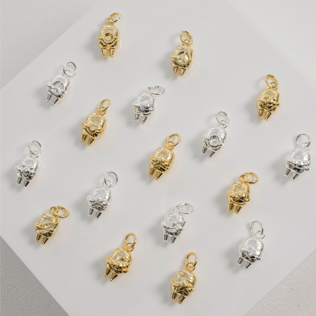 Ketnipz Bean Peace Charm - EVRYJEWELS