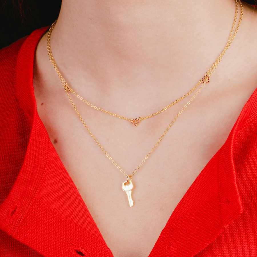 Key To My Heart Necklace - EVRYJEWELS
