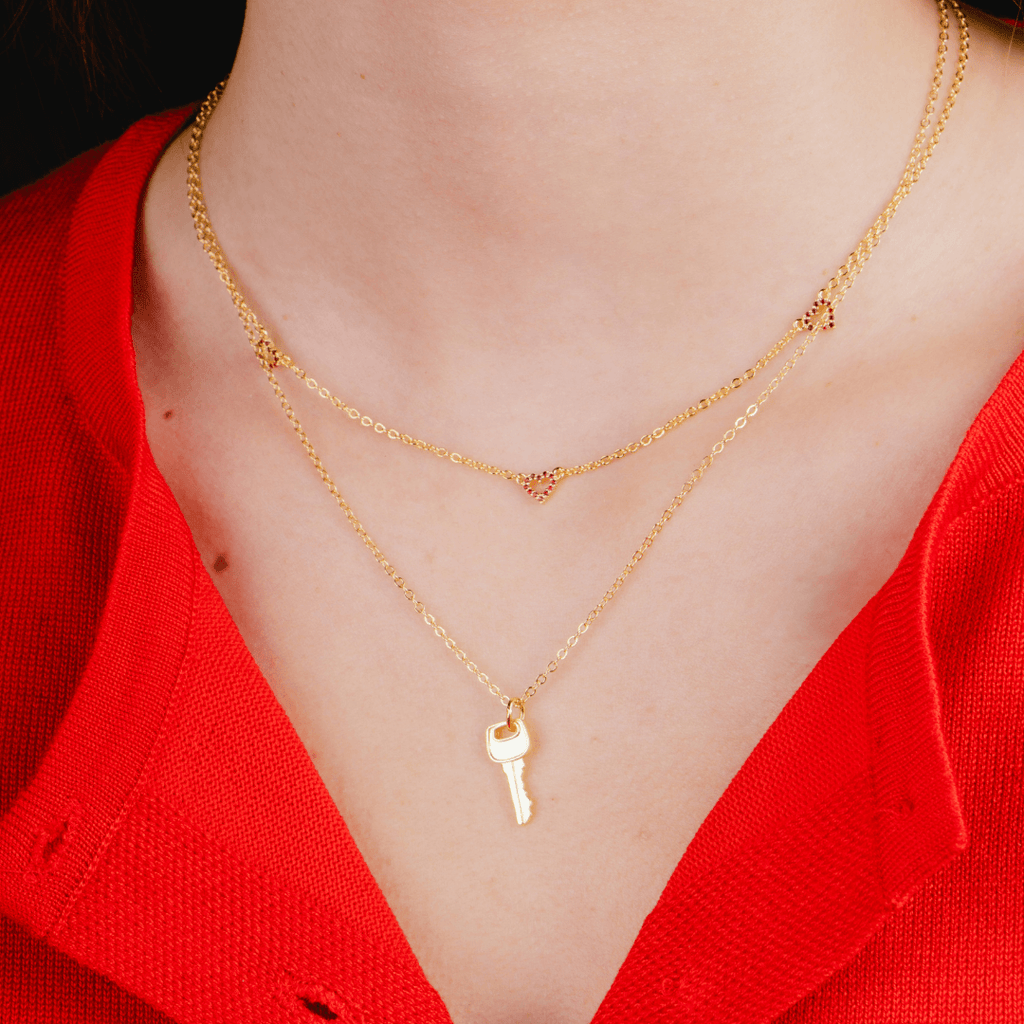 Key To My Heart Necklace - EVRYJEWELS