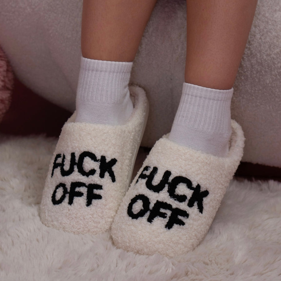 Leave Me Alone Slippers