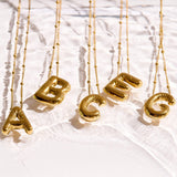 Bold Letter Initial Necklace - EVRYJEWELS