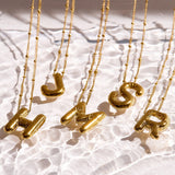 Bold Letter Initial Necklace - EVRYJEWELS