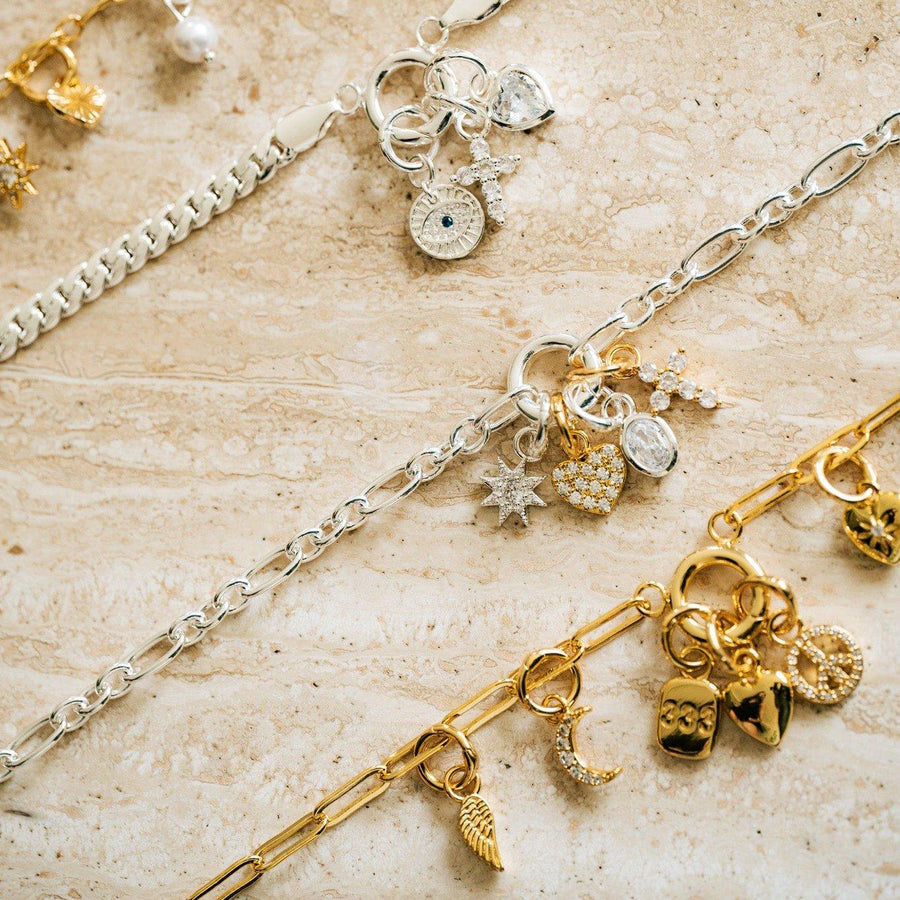 Linked Together Charm Necklace - EVRYJEWELS