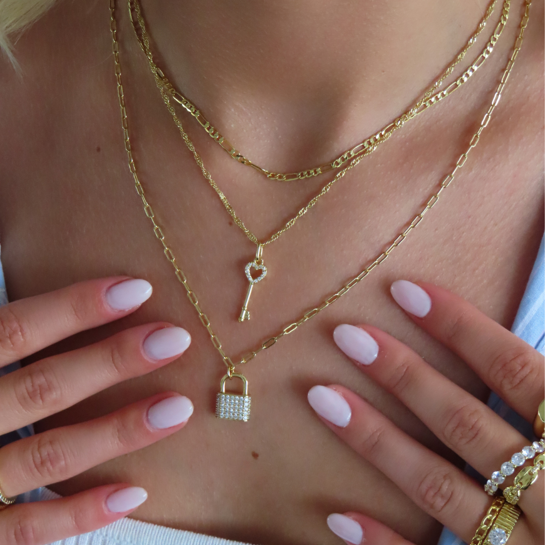 Lock Me Up Necklace - EVRYJEWELS