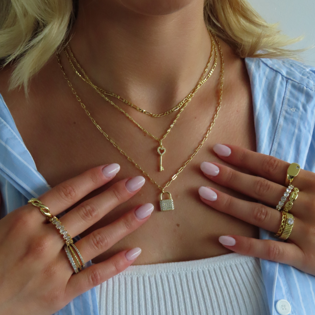 Lock Me Up Necklace - EVRYJEWELS