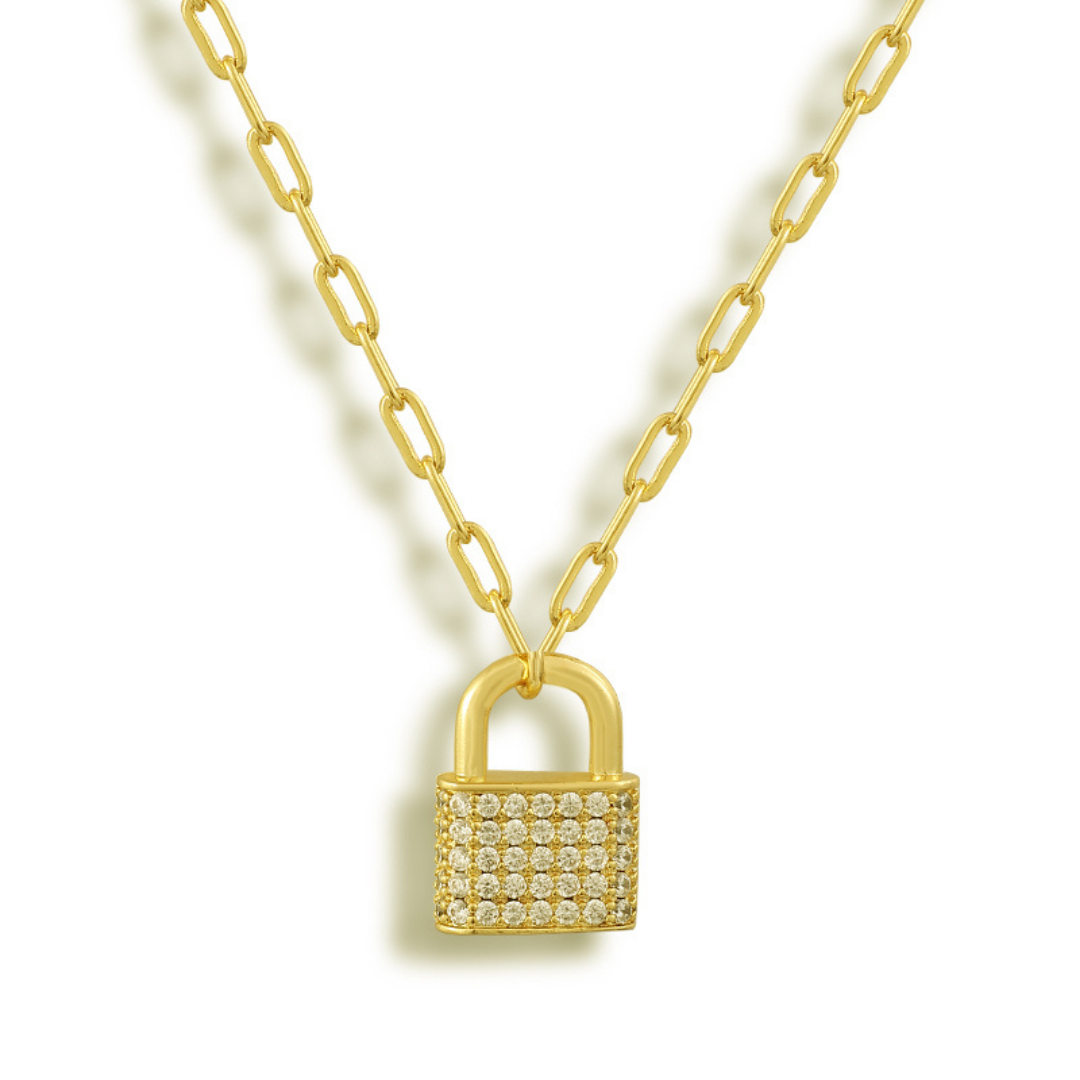 Lock Me Up Necklace - EVRYJEWELS