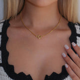 Locked In The Loop Necklace - EVRYJEWELS