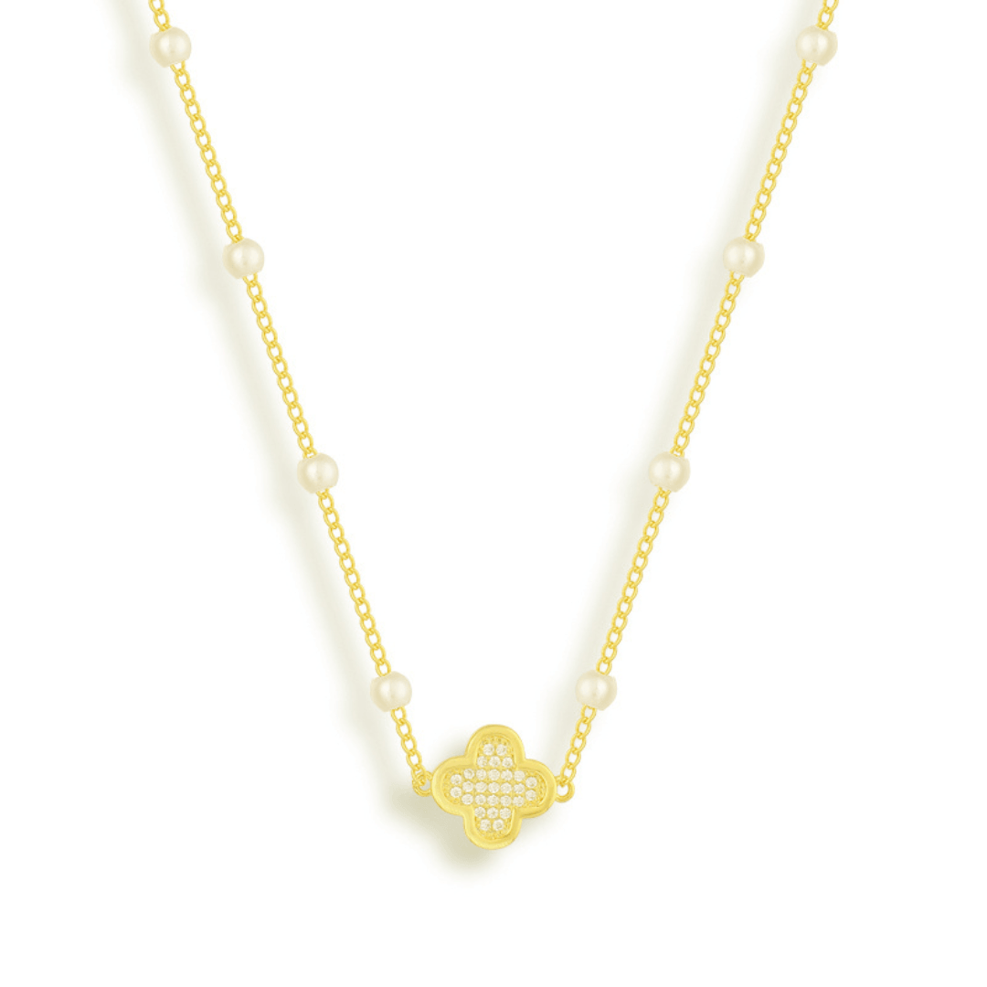 Collana Madre E Figlia Con Cristallo Ceco E Ciondolo Foto - Placcato Oro Rosa 18K, SdinaFashion&Jewellery - Foto 2