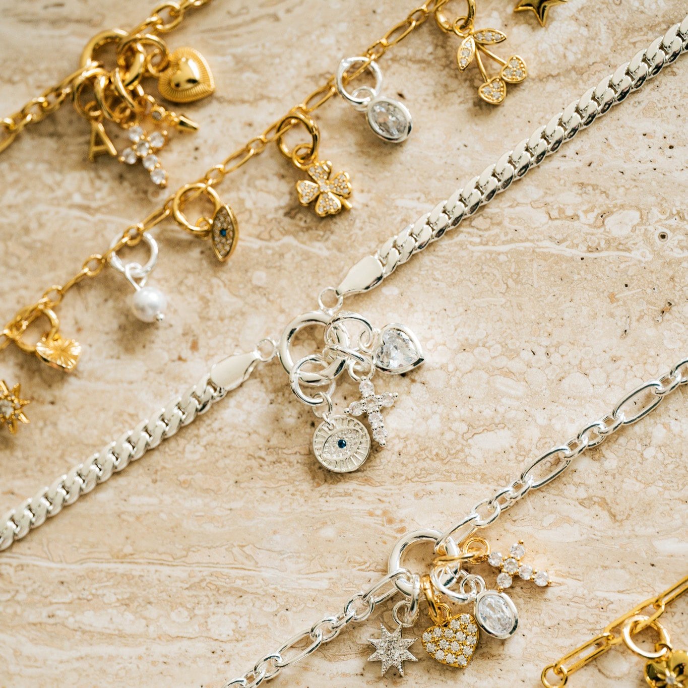 Marigold Charm Necklace - EVRYJEWELS