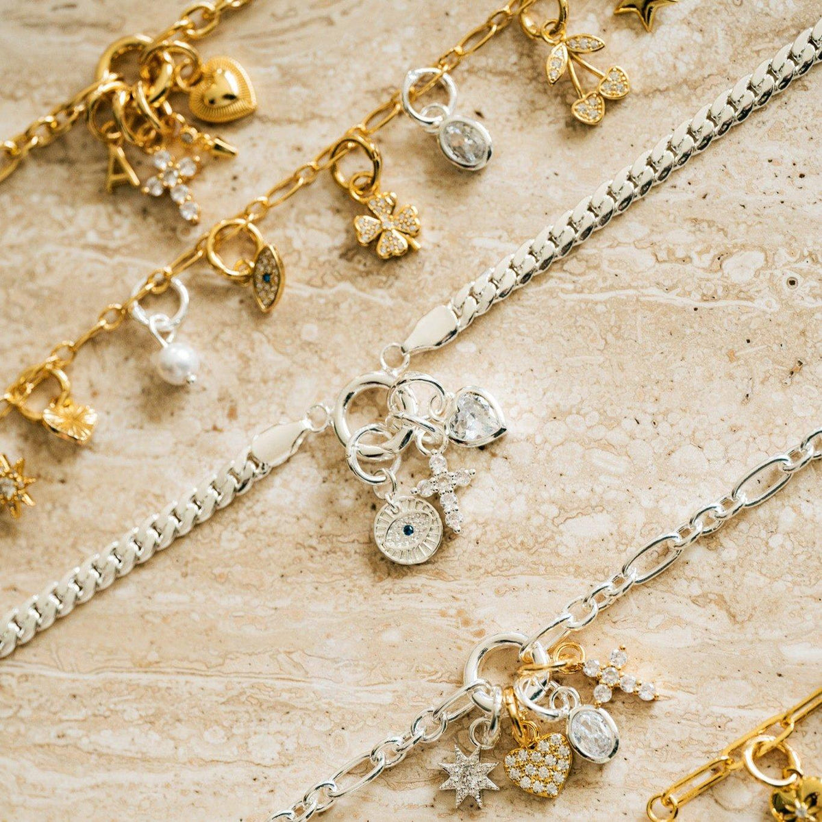 Marigold Charm Necklace - EVRYJEWELS