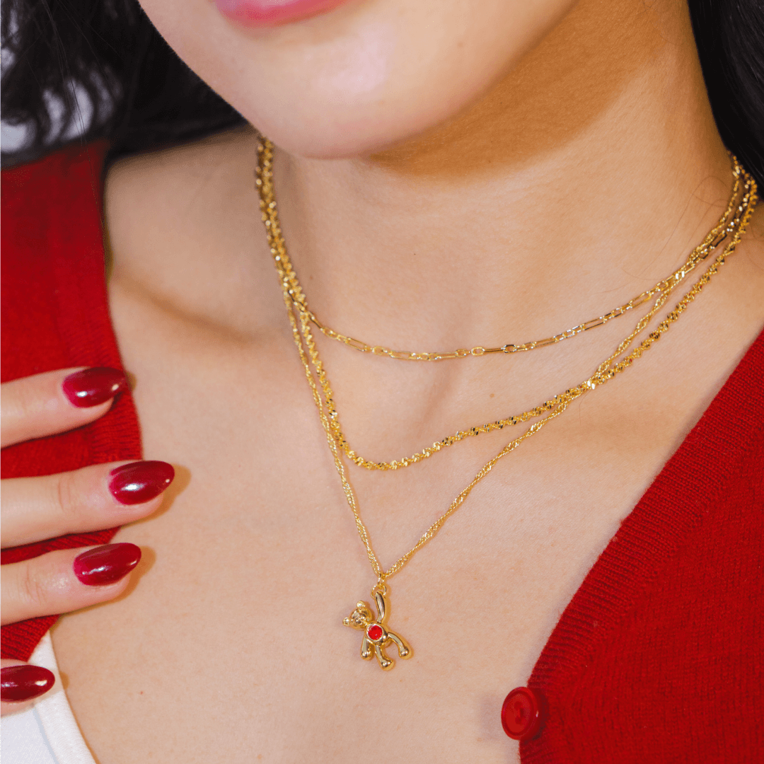 Merry Beary Necklace - EVRYJEWELS