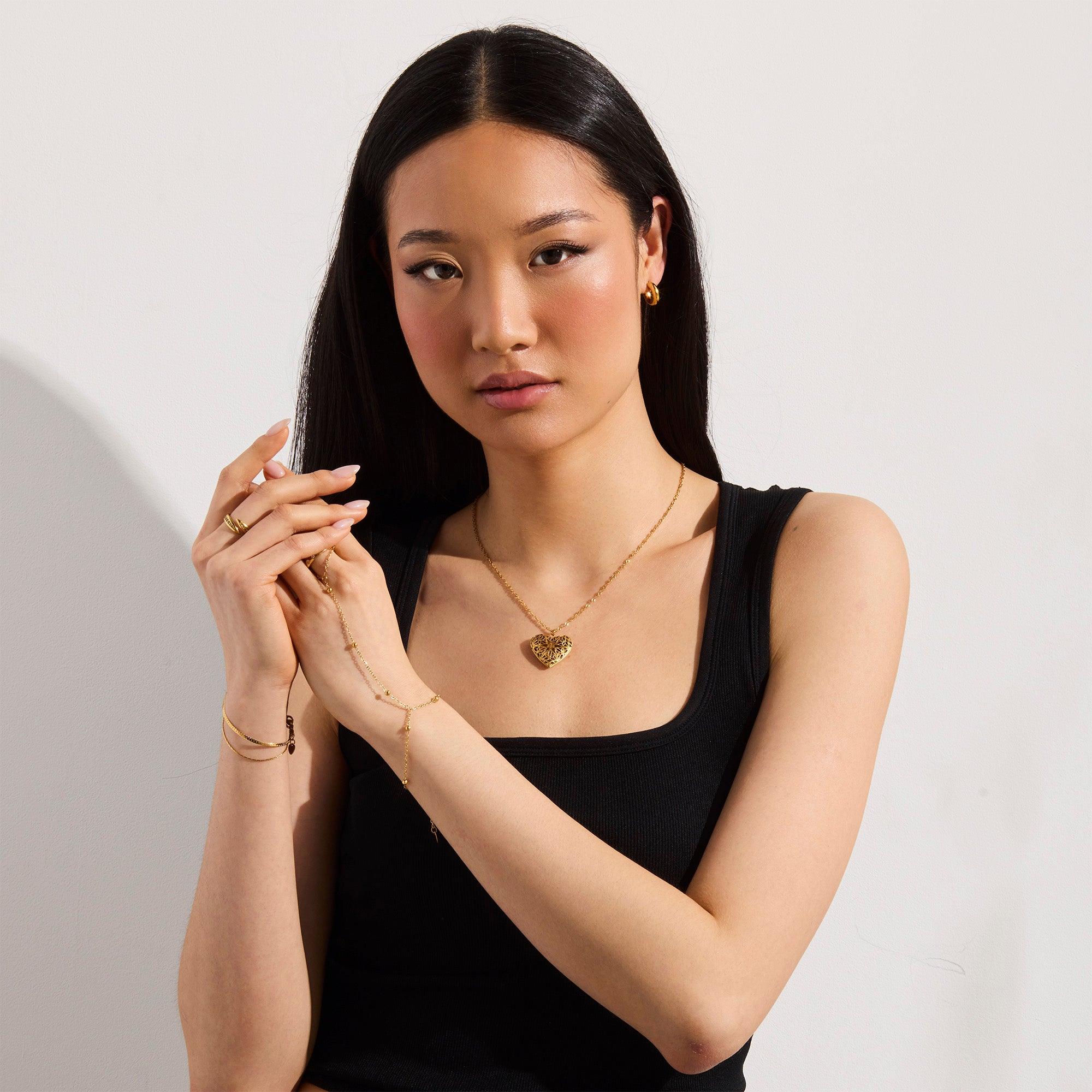 Vintage Locket Necklace - EVRYJEWELS