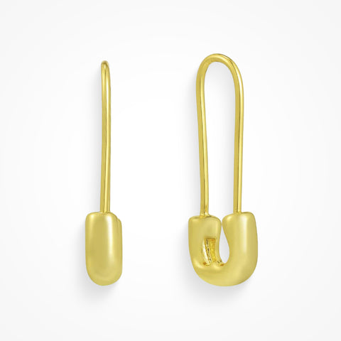 Jumbo Gold Tone Safety Pins, Set of 30