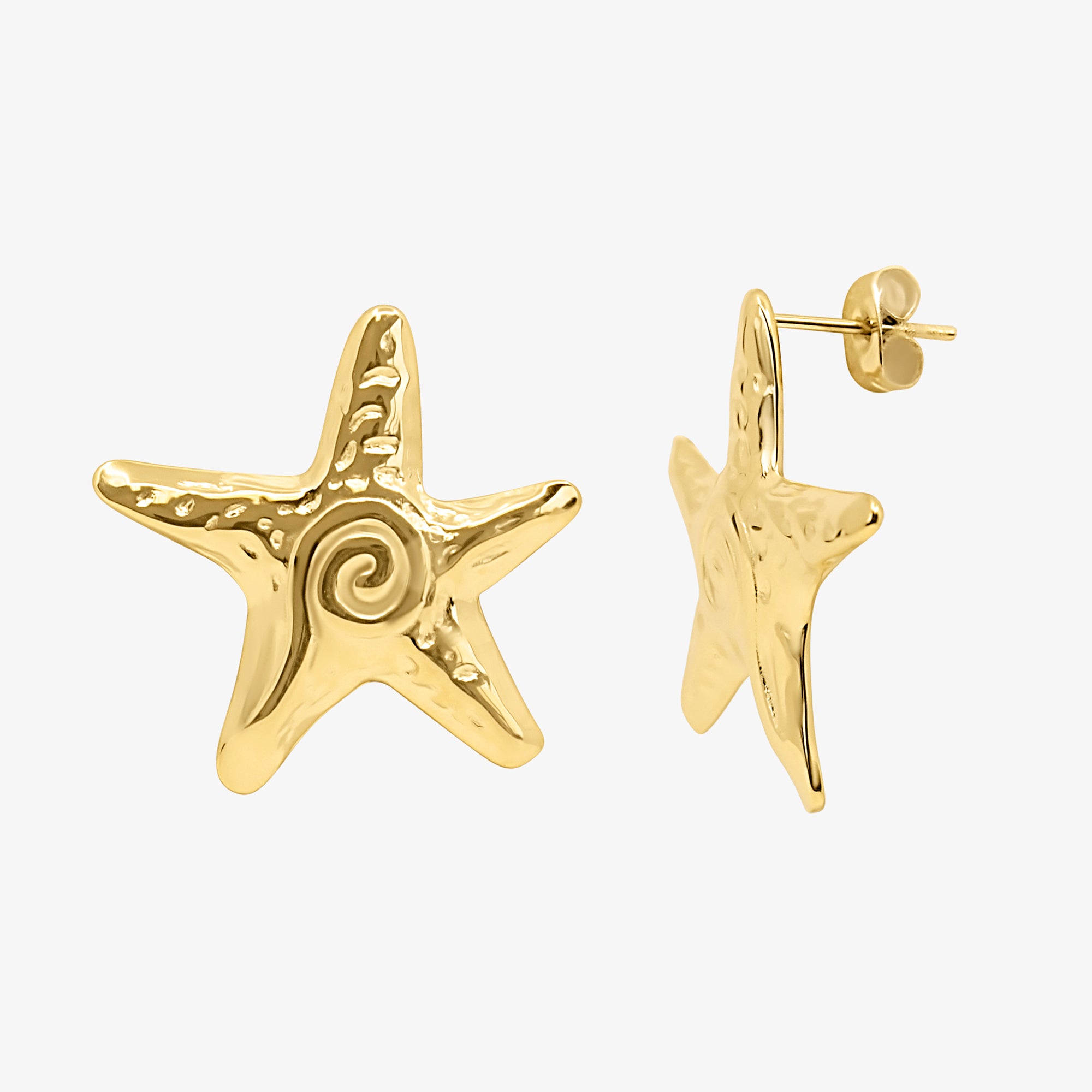 Golden Starfish 4 Piece Set - EVRYJEWELS