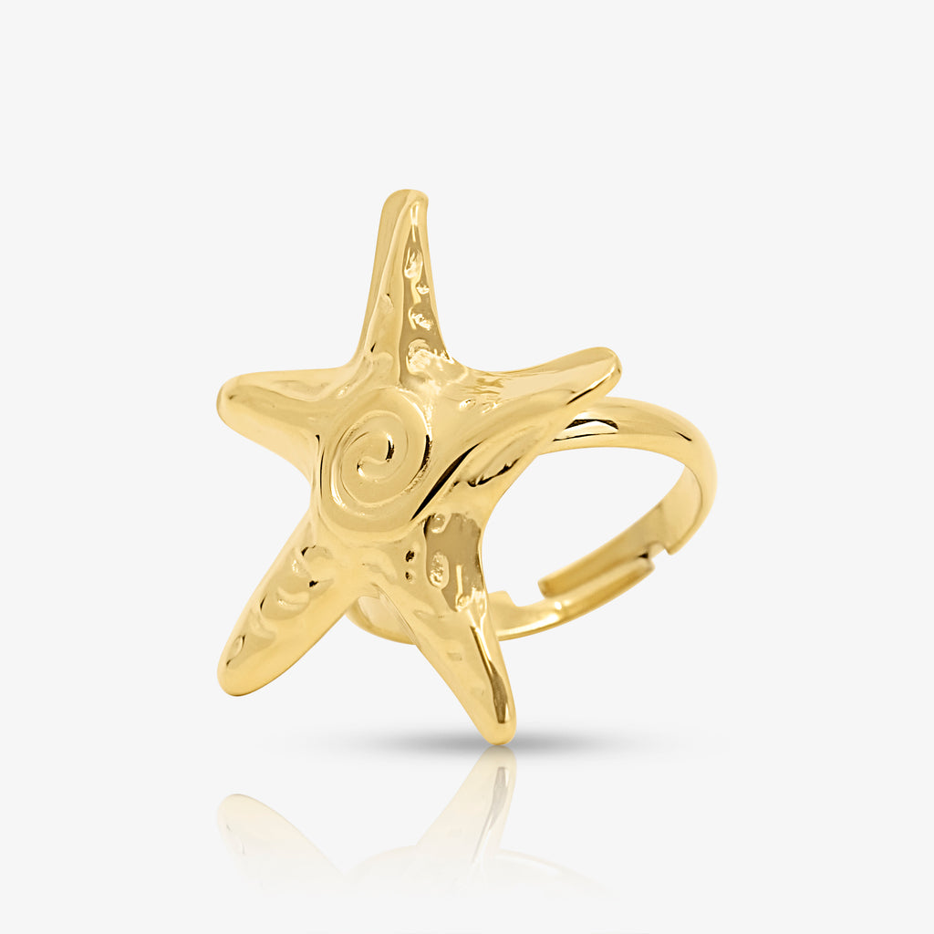 Golden Starfish 4 Piece Set - EVRYJEWELS