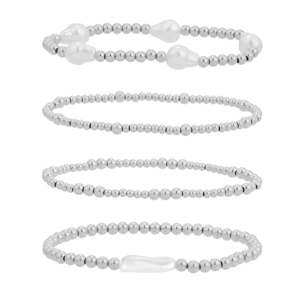 Salty Bundle : 4 Piece Bracelet Bundle - EVRYJEWELS