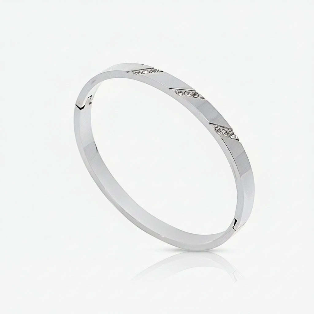 Shimmer Stripe Bangle - EVRYJEWELS