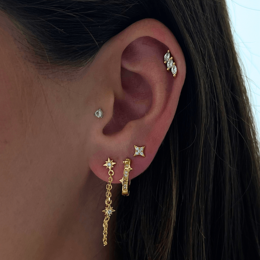 Shooting Star Earrings - EVRYJEWELS