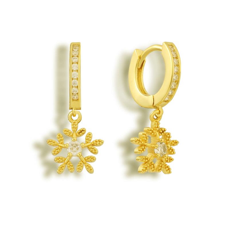 Snowflake Earrings - EVRYJEWELS