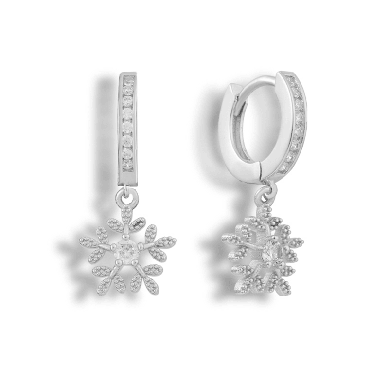 Snowflake Earrings - EVRYJEWELS
