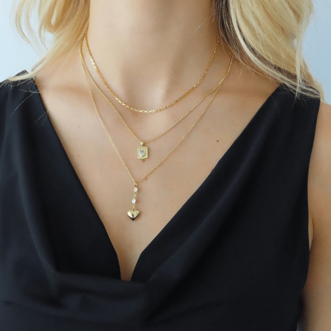 Square Up Necklace - EVRYJEWELS