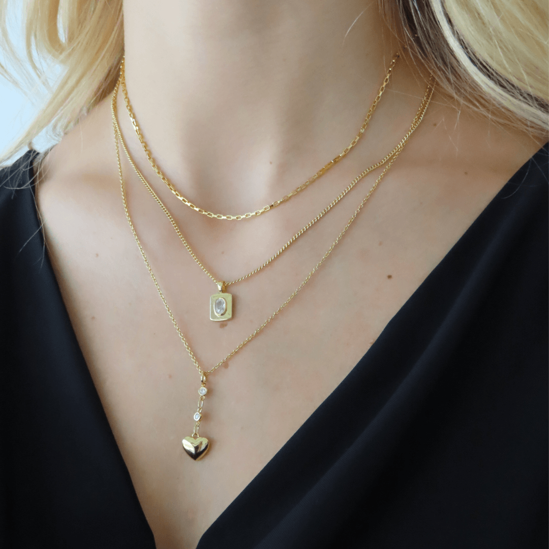 Square Up Necklace - EVRYJEWELS