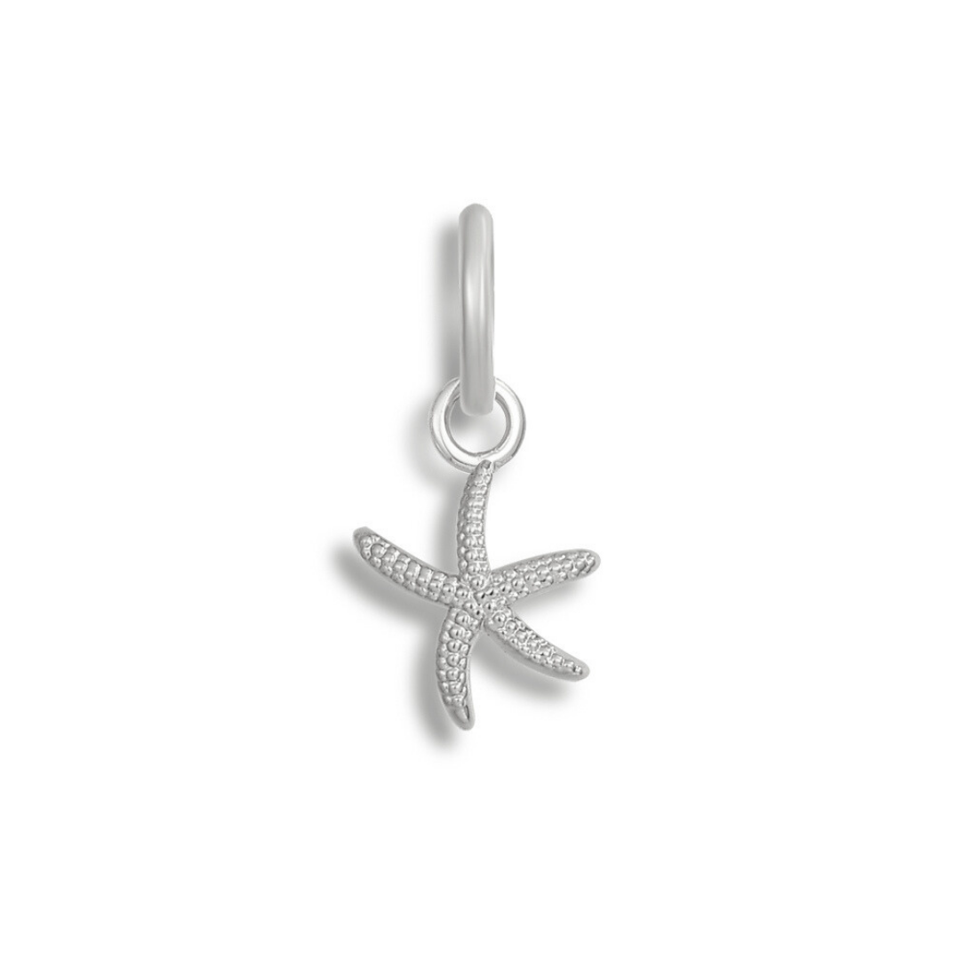 Starfish Charm - Silver