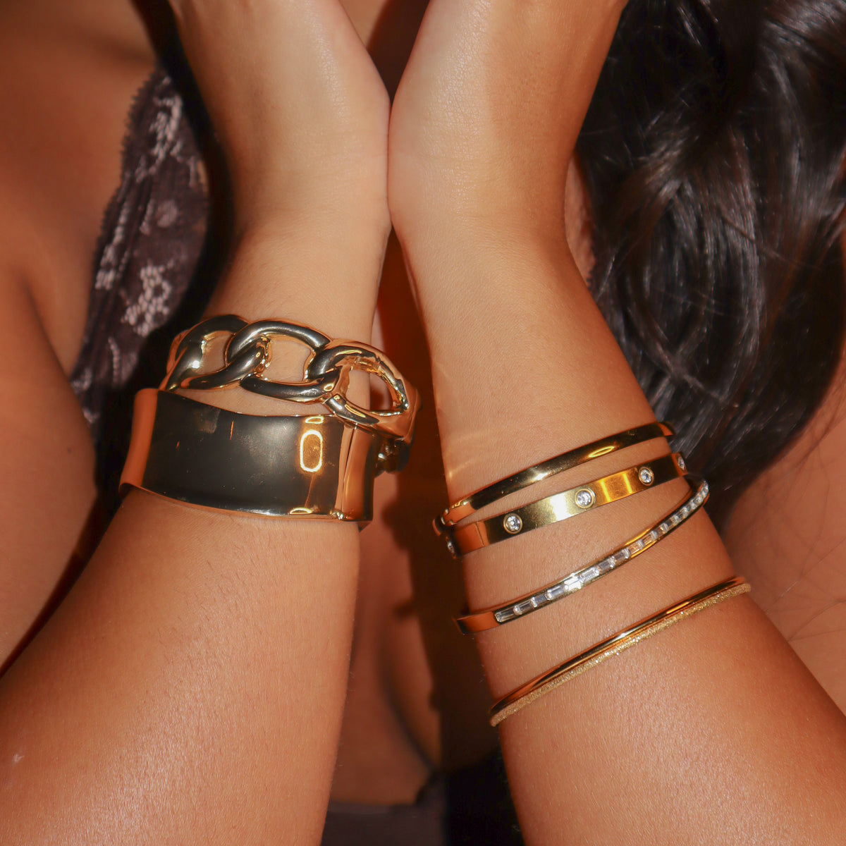 Endlessly Chained Bangle - EVRYJEWELS