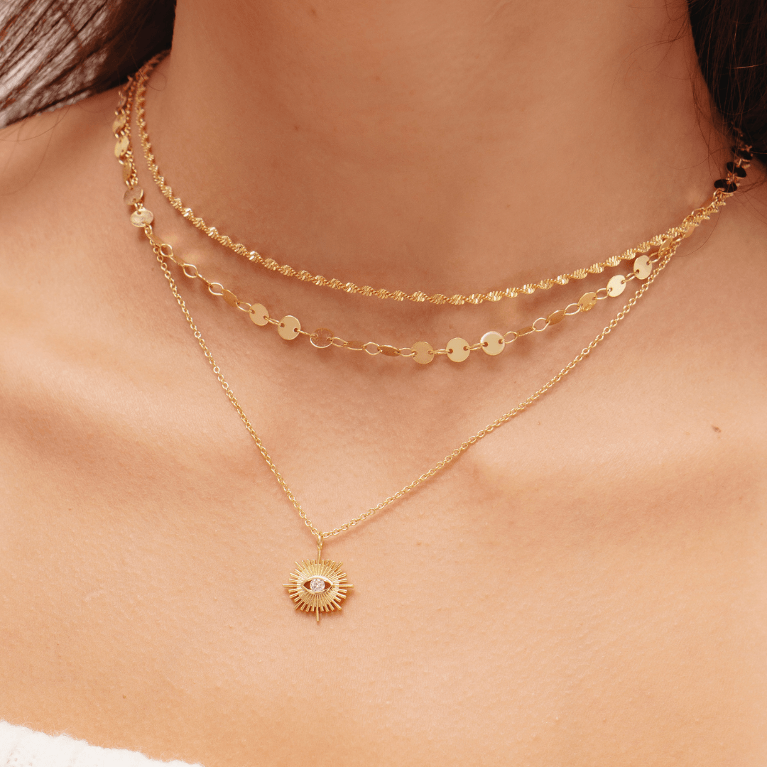 Sun's Eye Necklace – EVRYJEWELS