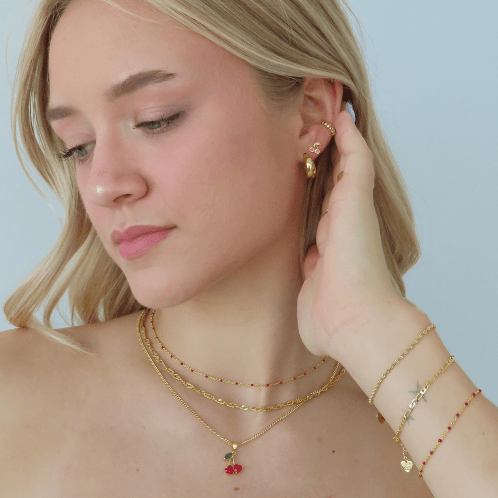 Sweet Cherry Earrings - EVRYJEWELS