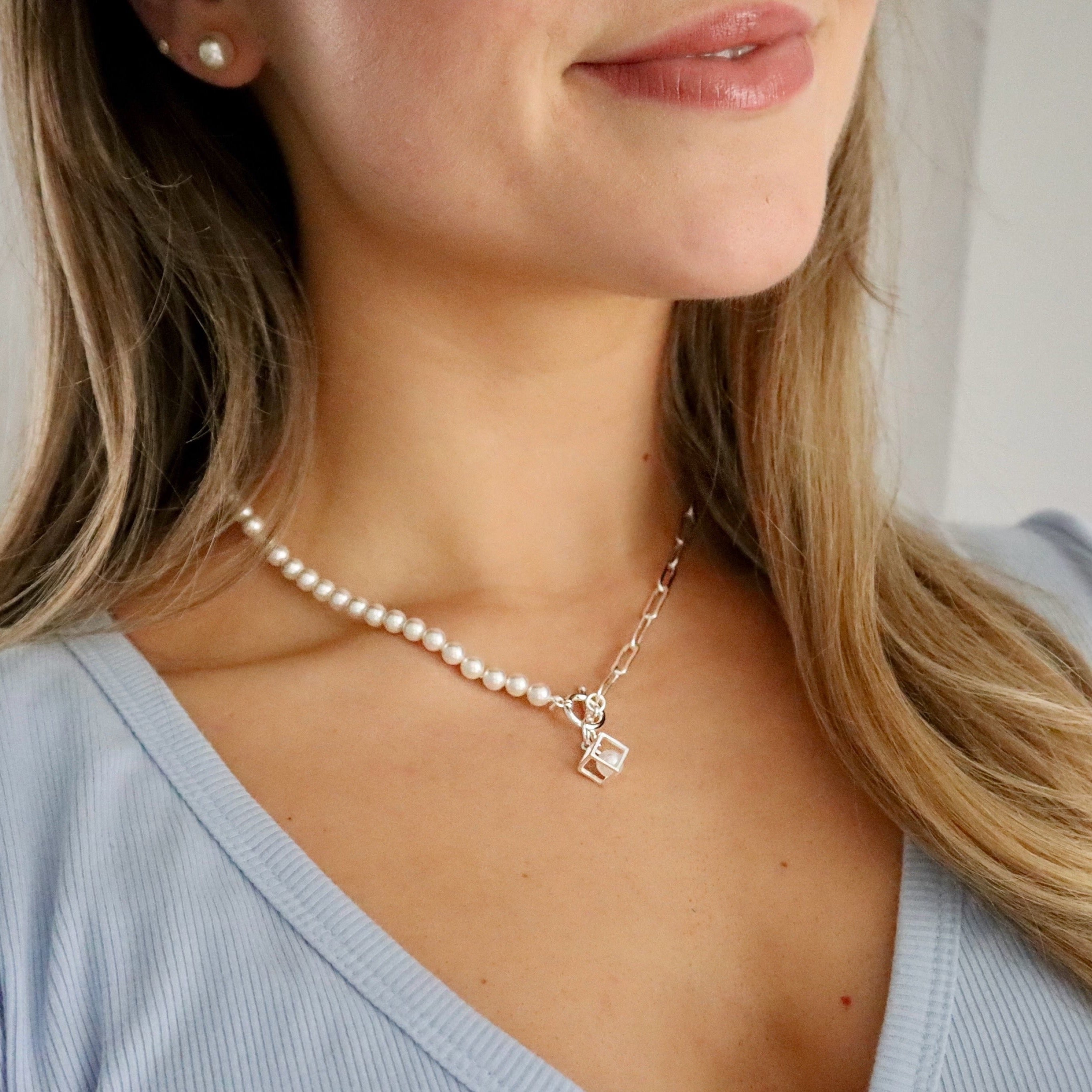 Cubic Charm Necklace – EVRYJEWELS