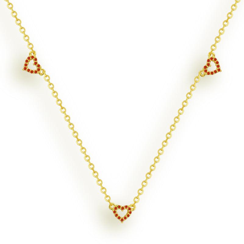 Triple Love Necklace - EVRYJEWELS
