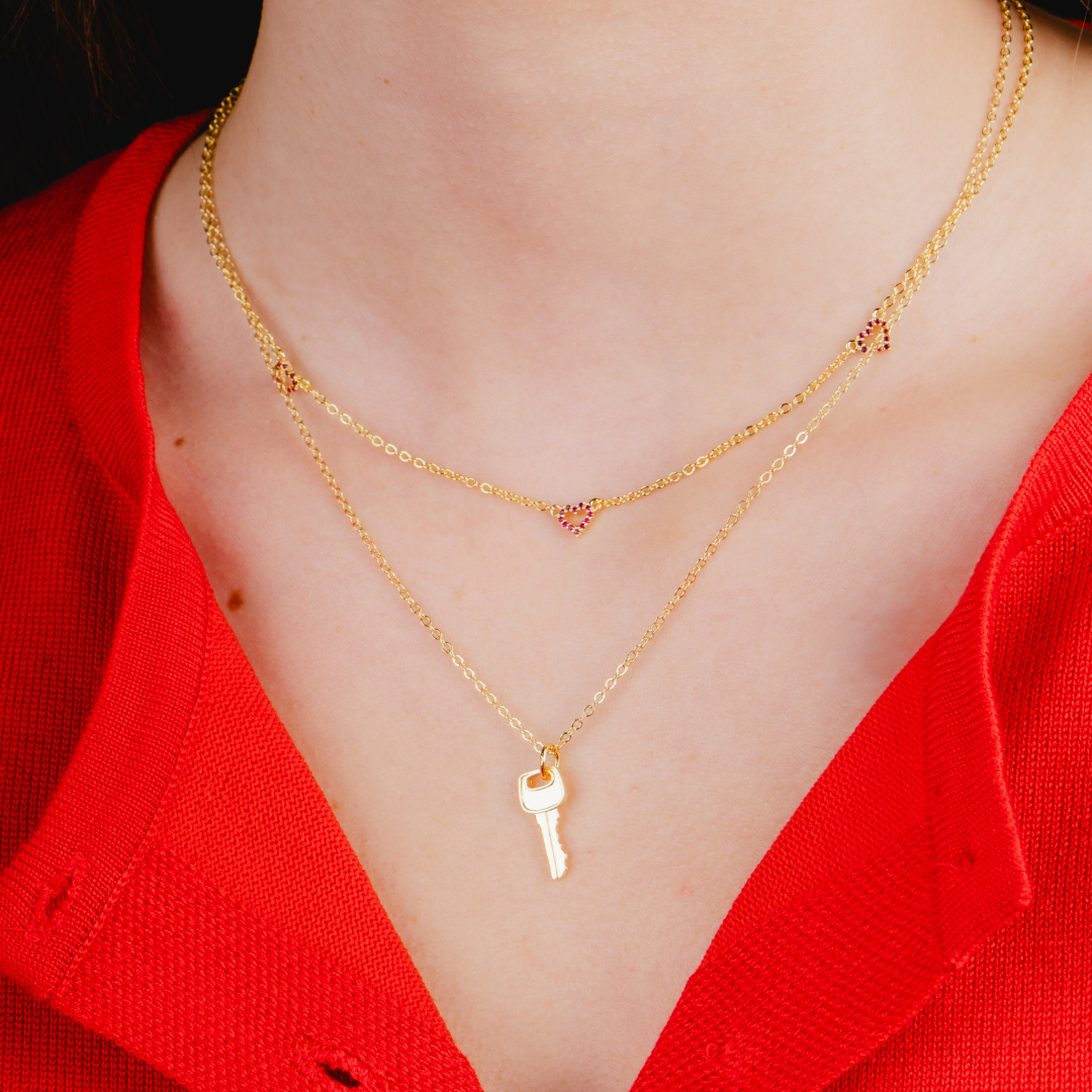 Triple Love Necklace - EVRYJEWELS