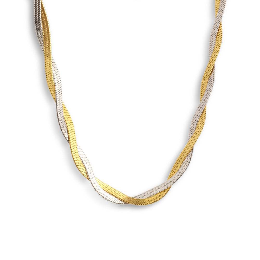 Two-Tone Medusa Necklace – EVRYJEWELS