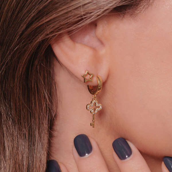 Unlock My Heart Earrings - EVRYJEWELS