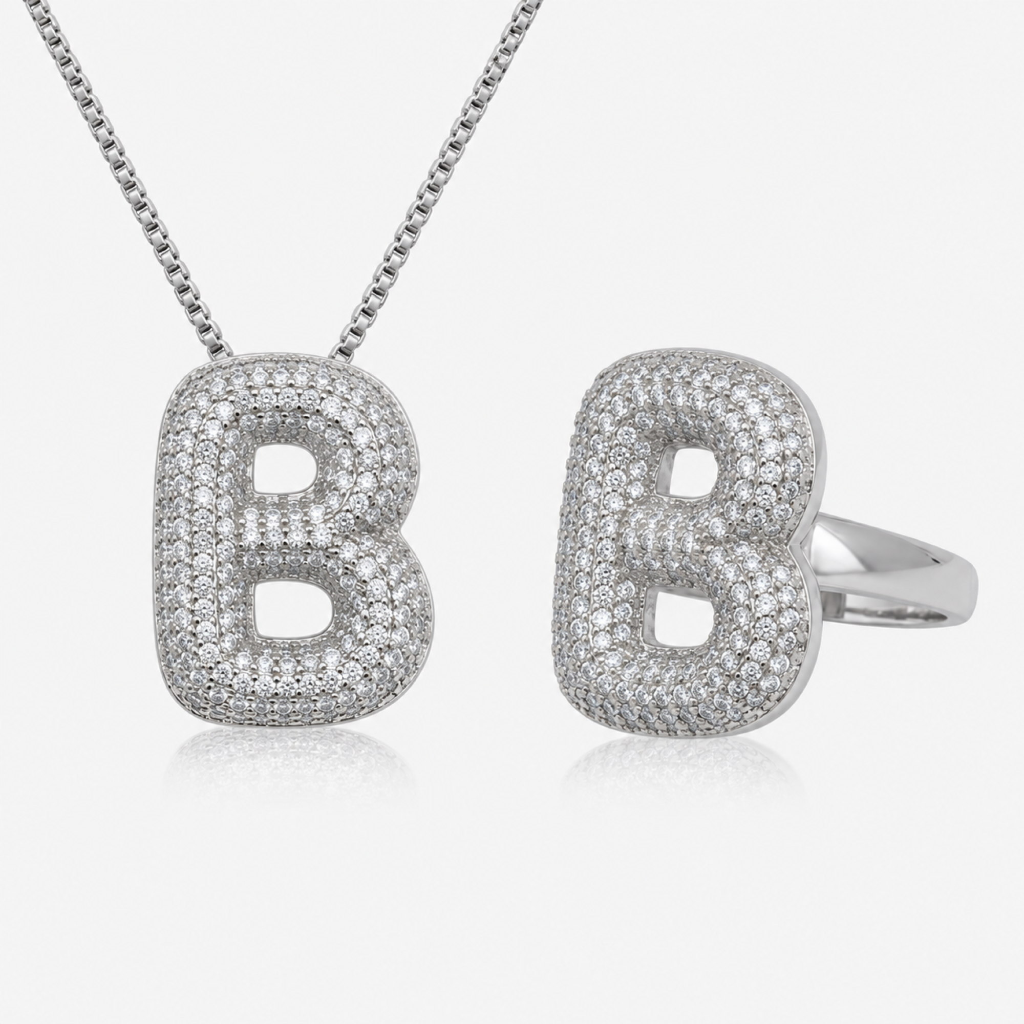 Adore Me Ring & Necklace 2 Piece Bundle - EVRYJEWELS