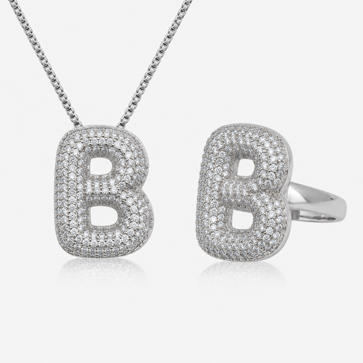 Adore Me Ring & Necklace 2 Piece Bundle - EVRYJEWELS