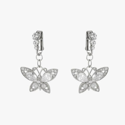 Butterfly Babe Clip-On Earrings - EVRYJEWELS