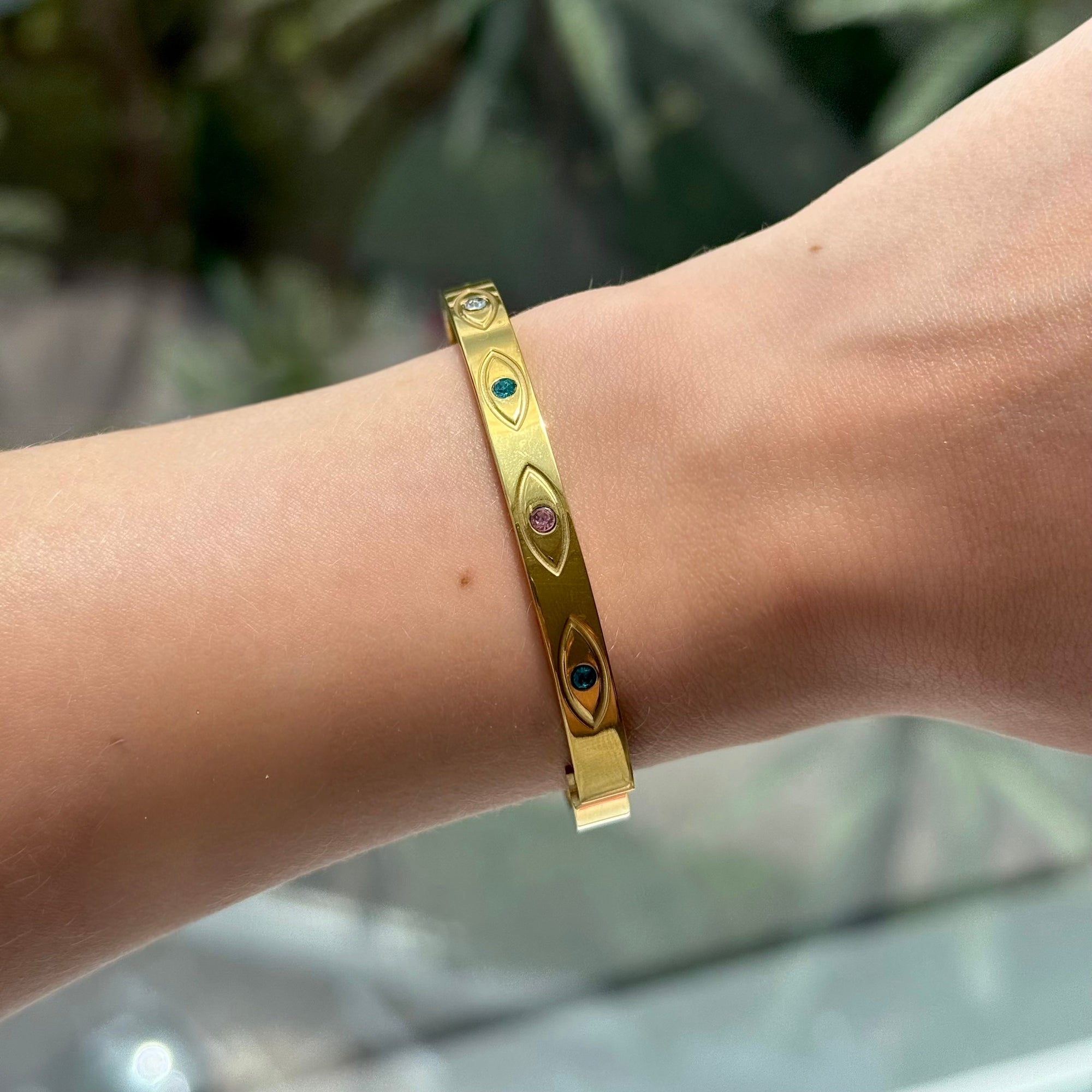 All Eyes On Me Bangle - EVRYJEWELS