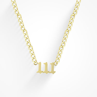 Angel Number Necklace - EVRYJEWELS